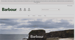 Desktop Screenshot of barbour.com