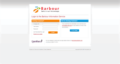 Desktop Screenshot of barbour.info