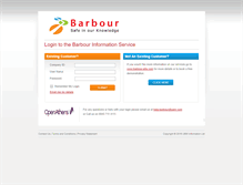Tablet Screenshot of barbour.info